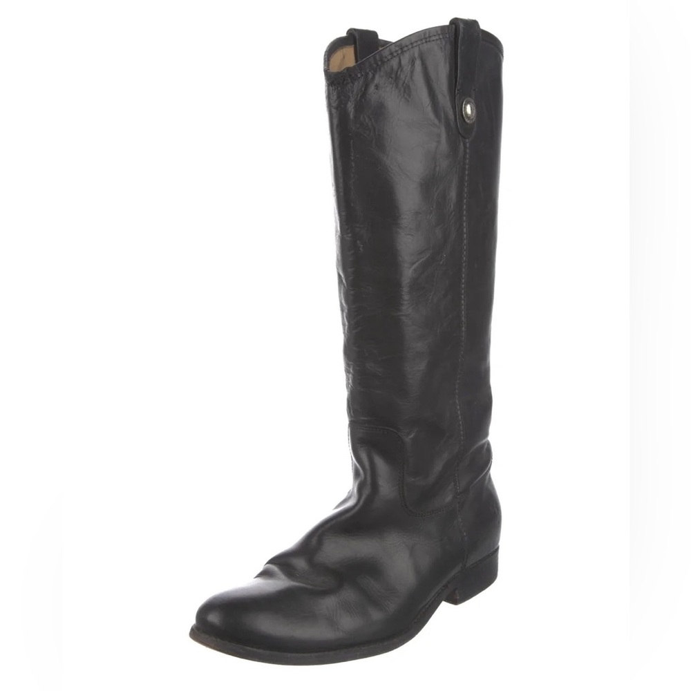 Frye leather riding boots. Knee high